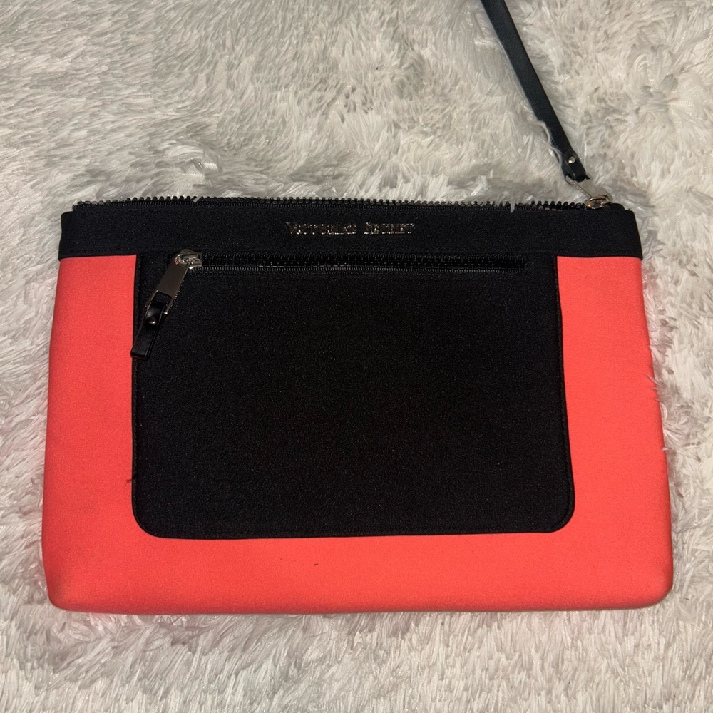 Victoria Secret wet bag. Pink and Black Clutches Sleek Modern Design